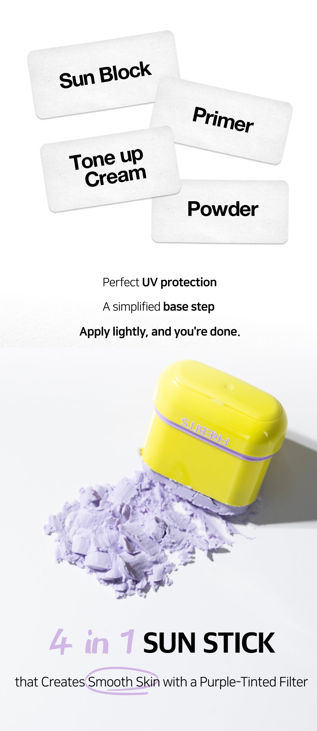 Airfit Sun Finishing Stick 01 Pure Violet