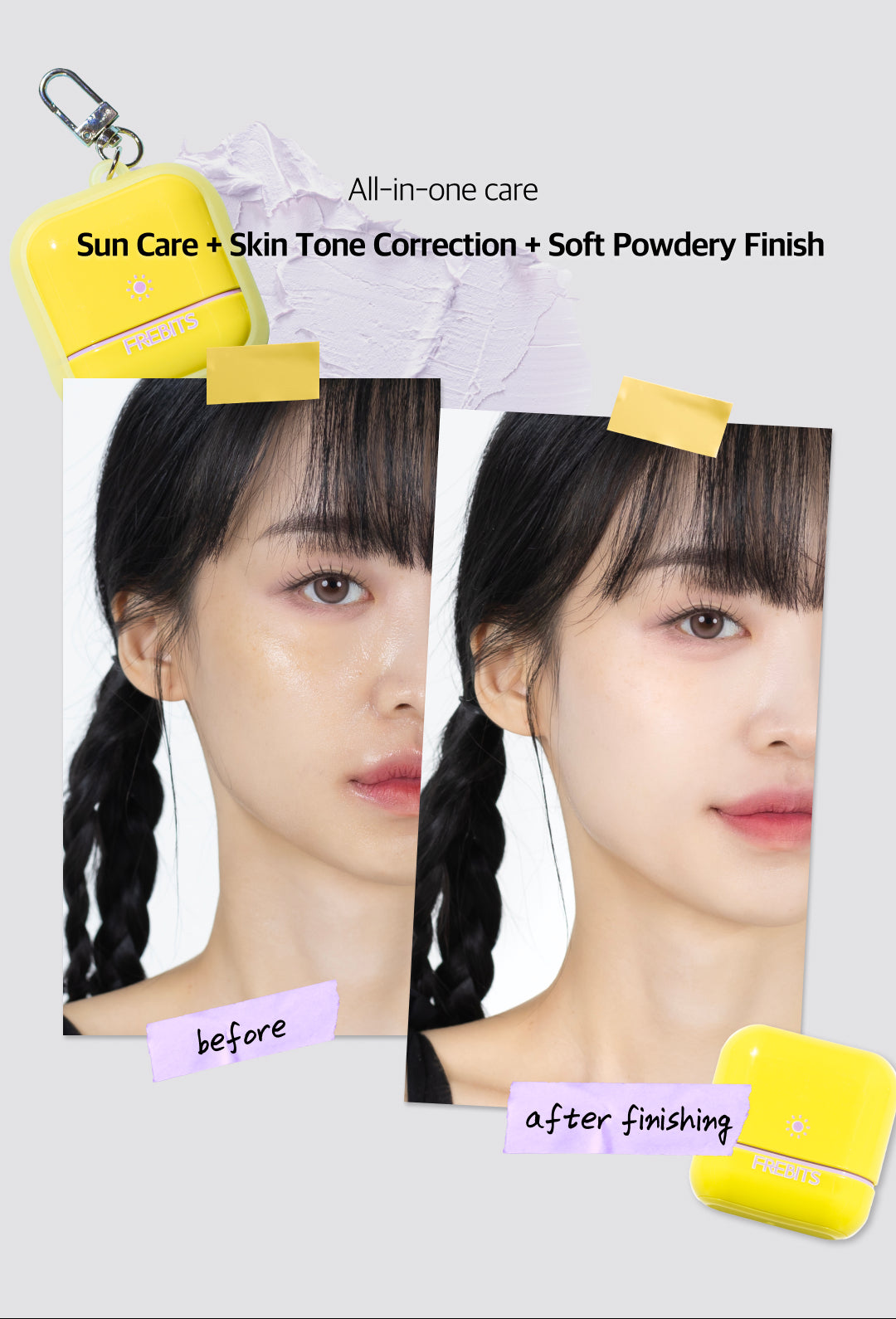 Sun Finishing Stick Key Ring Duo