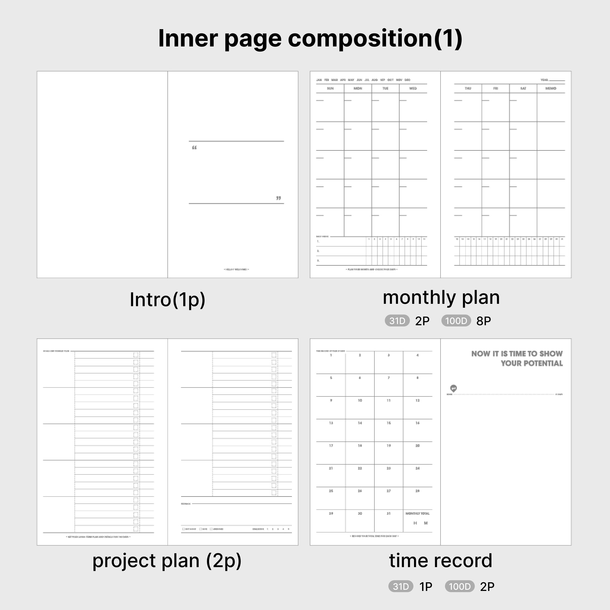 Perencana 10 Menit 100 HARI [Color Chip]