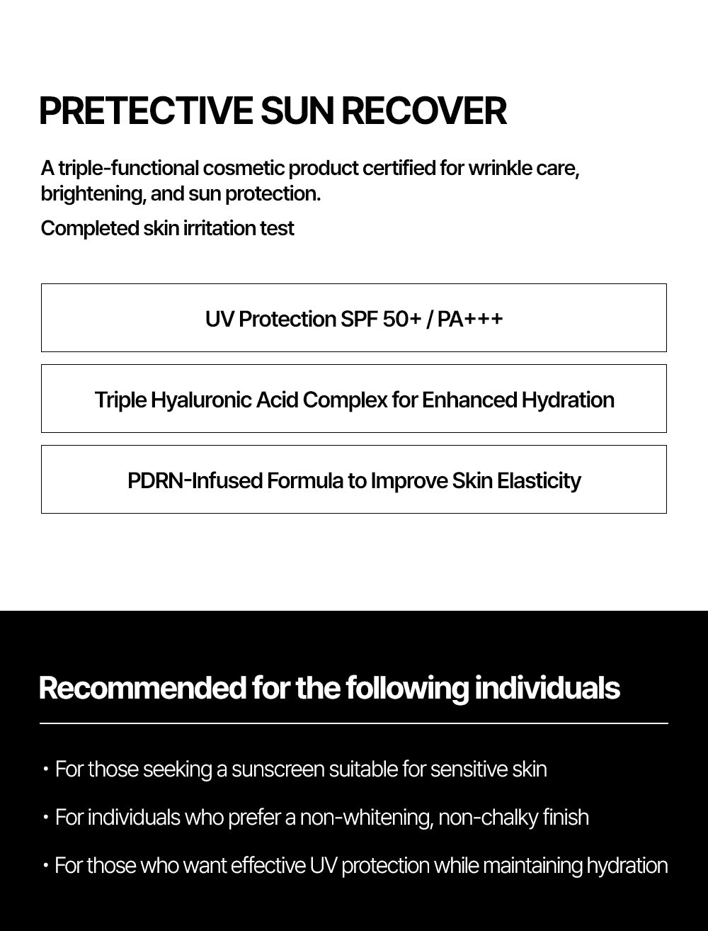 Pretective Sun Recover