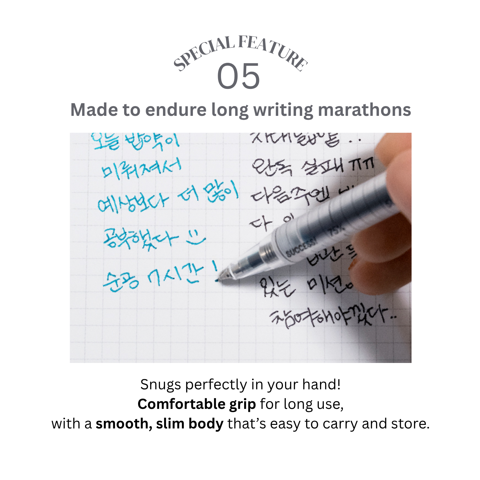 [0.4] Bộ bút Success - 5 màu