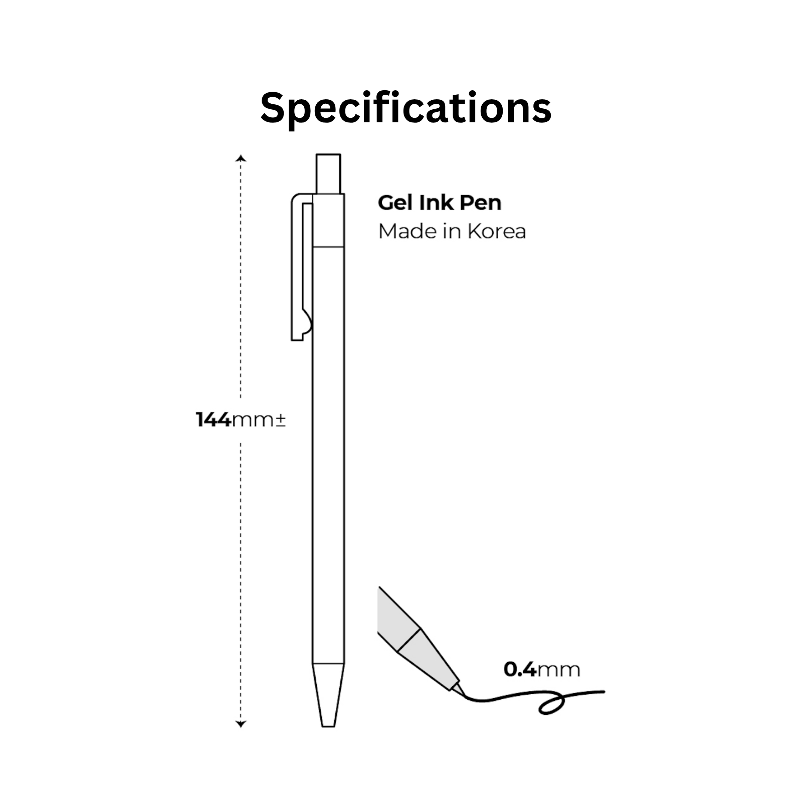 [0.4] Bộ bút Success - 5 màu