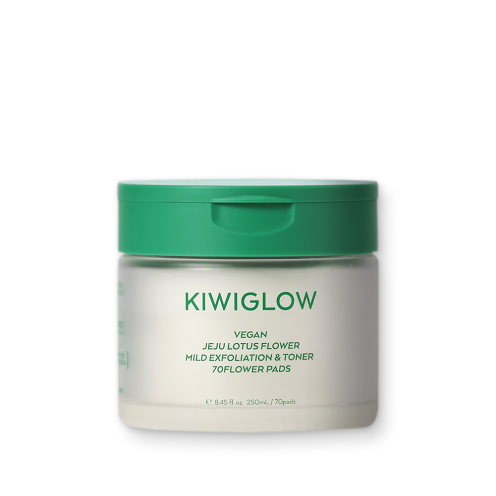 VEGAN JEJU LOTUS FLOWER EXFOLIATION &amp; TONER RINGAN 70 BUNGA BUNGA