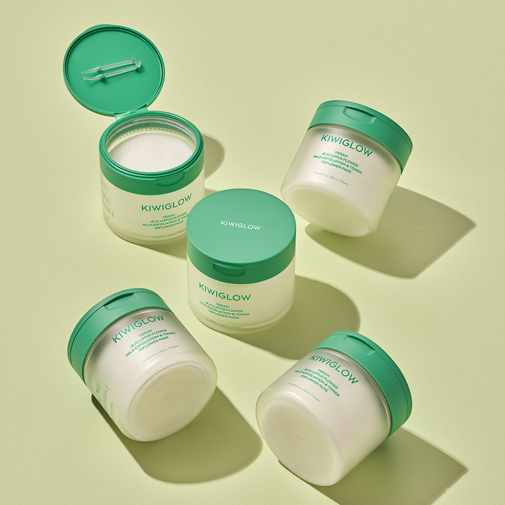 VEGAN JEJU LOTUS FLOWER EXFOLIATION &amp; TONER RINGAN 70 BUNGA BUNGA